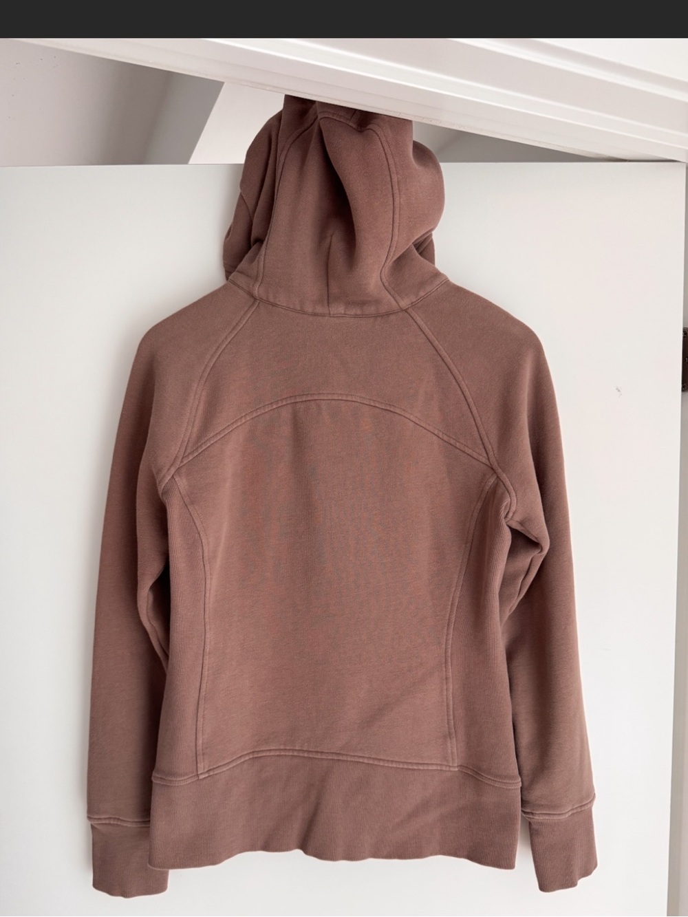 Lululemon Light Cotton Terry Scuba Full Zip Hoodie 8 Taupetastic Gold W4AWMS - Picture 5 of 15